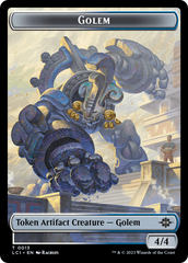 Map // Golem Double-Sided Token [The Lost Caverns of Ixalan Tokens] | Gam3 Escape