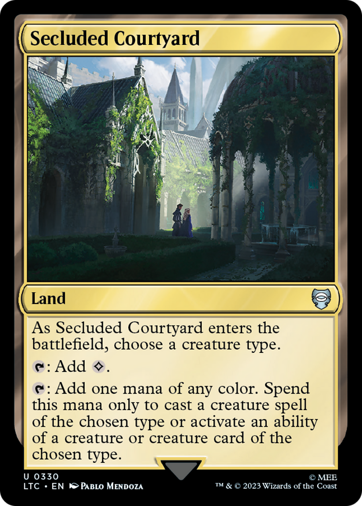 Secluded Courtyard [The Lord of the Rings: Tales of Middle-Earth Commander] | Gam3 Escape