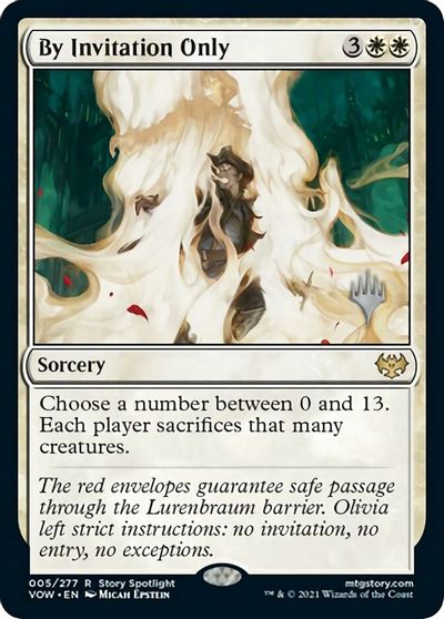 By Invitation Only (Promo Pack) [Innistrad: Crimson Vow Promos] | Gam3 Escape