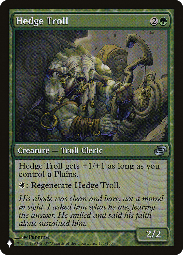 Hedge Troll [The List Reprints] | Gam3 Escape