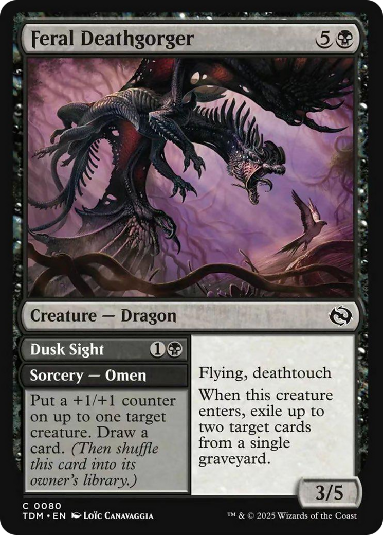 Feral Deathgorger [Tarkir: Dragonstorm] | Gam3 Escape