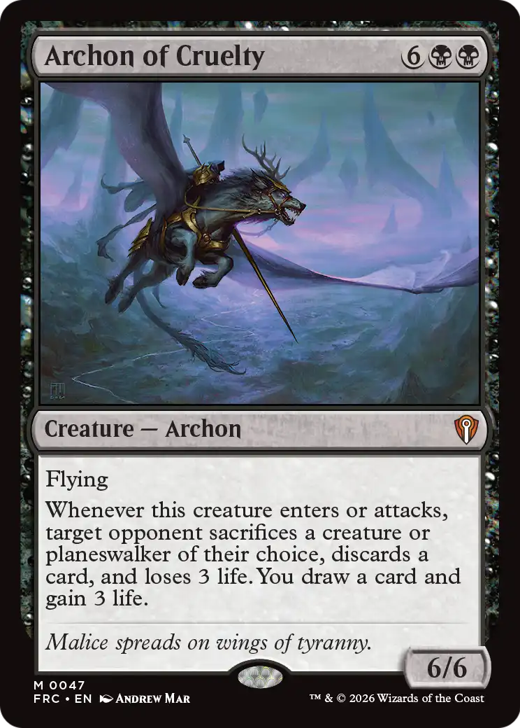 Archon of Cruelty [Reality Fracture Commander] | Gam3 Escape