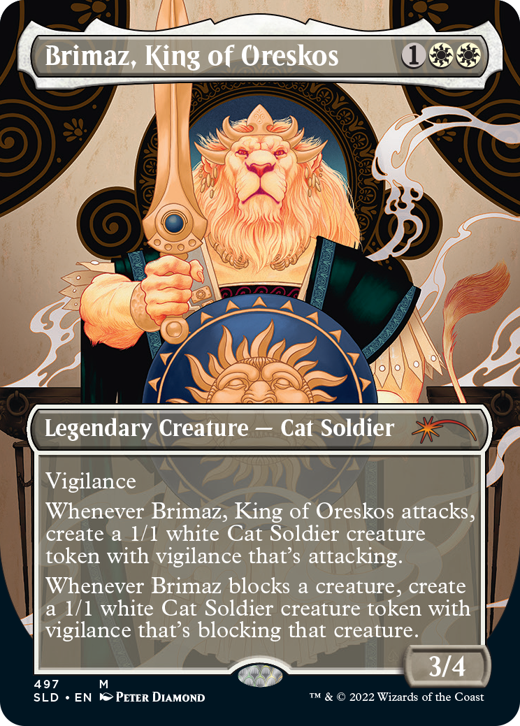 Brimaz, King of Oreskos (Borderless) [Secret Lair Drop Series] | Gam3 Escape