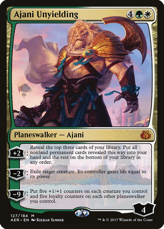 Ajani Unyielding [Aether Revolt] | Gam3 Escape