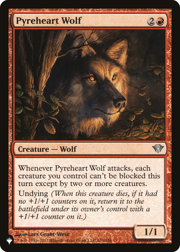 Pyreheart Wolf [The List Reprints] | Gam3 Escape