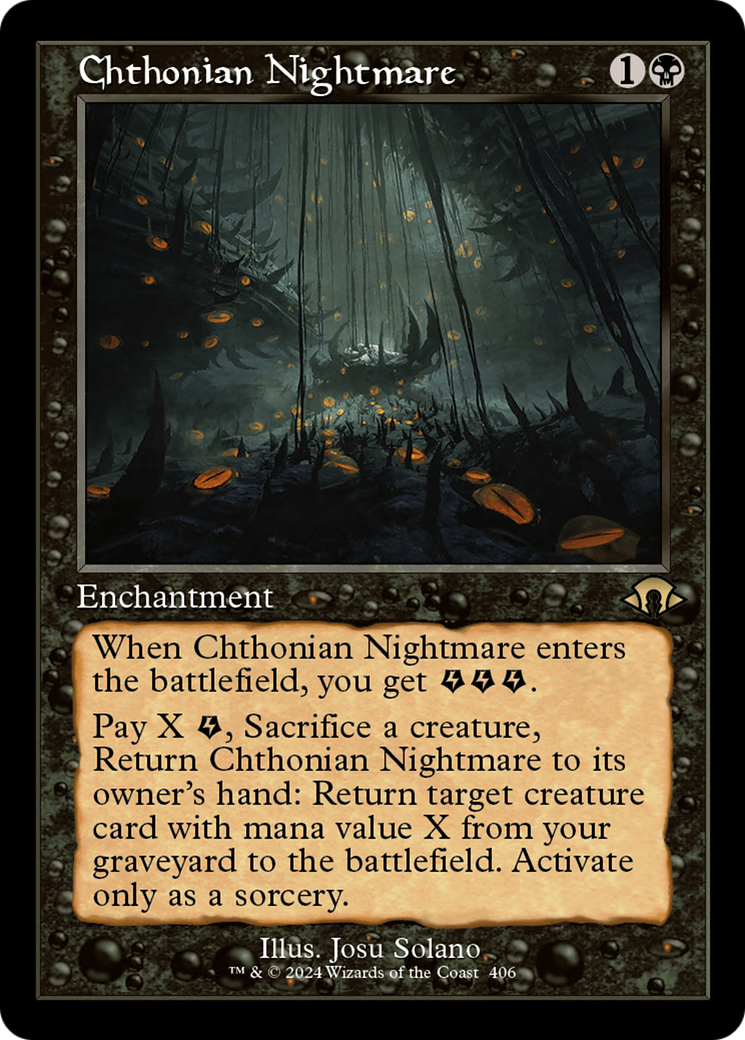 Chthonian Nightmare (Retro) [Modern Horizons 3] | Gam3 Escape