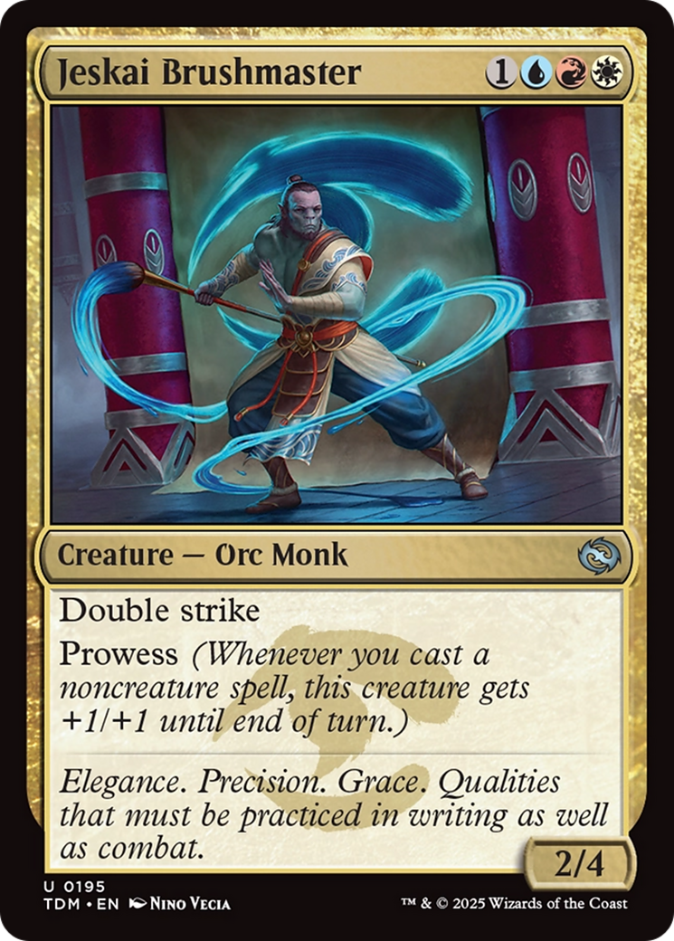 Jeskai Brushmaster [Tarkir: Dragonstorm] | Gam3 Escape