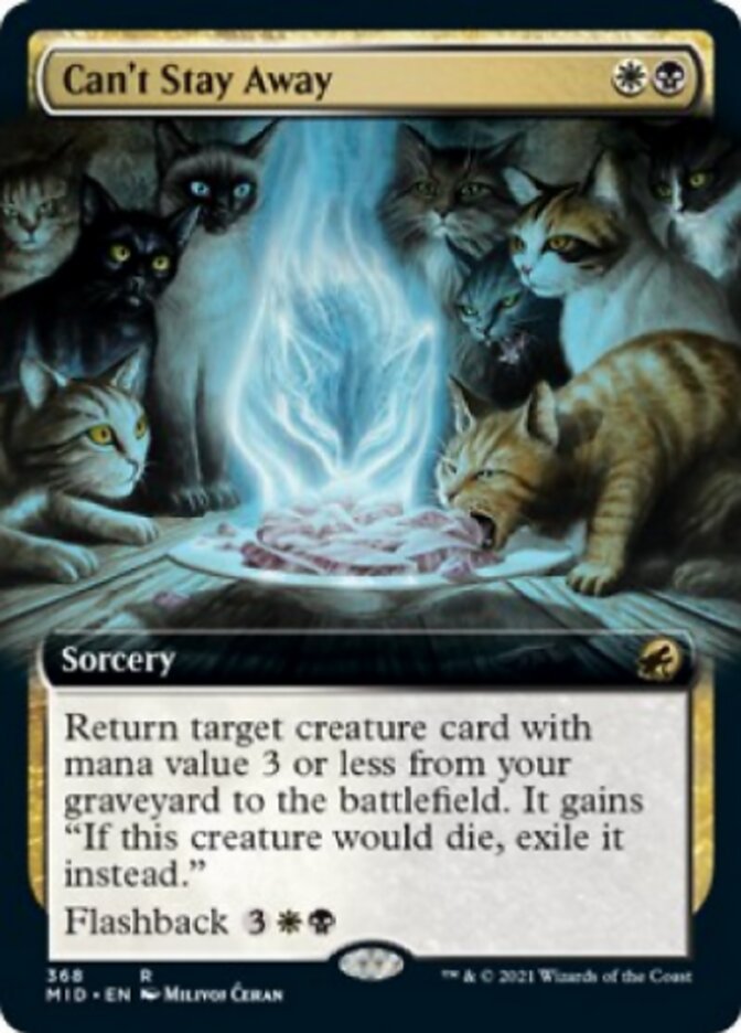 Can't Stay Away (Extended Art) [Innistrad: Midnight Hunt] | Gam3 Escape