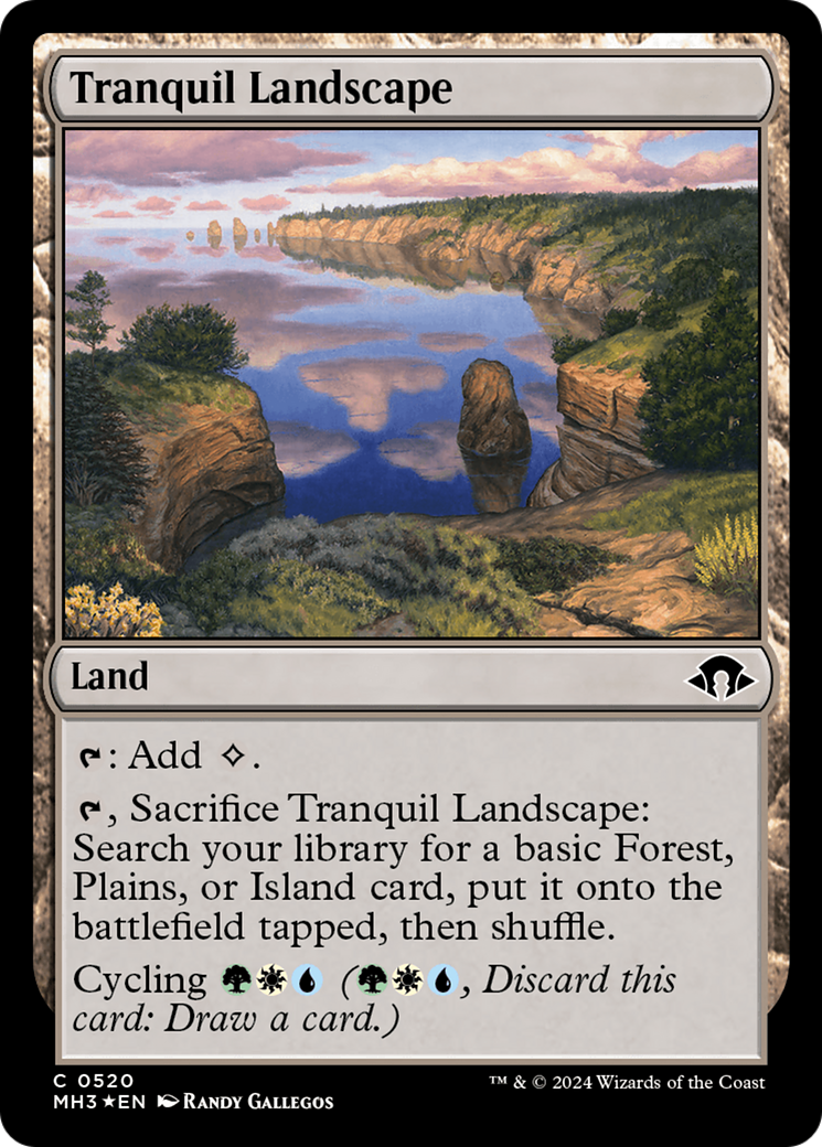 Tranquil Landscape (Ripple Foil) [Modern Horizons 3] | Gam3 Escape