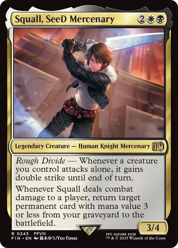 Squall, SeeD Mercenary [FINAL FANTASY] | Gam3 Escape