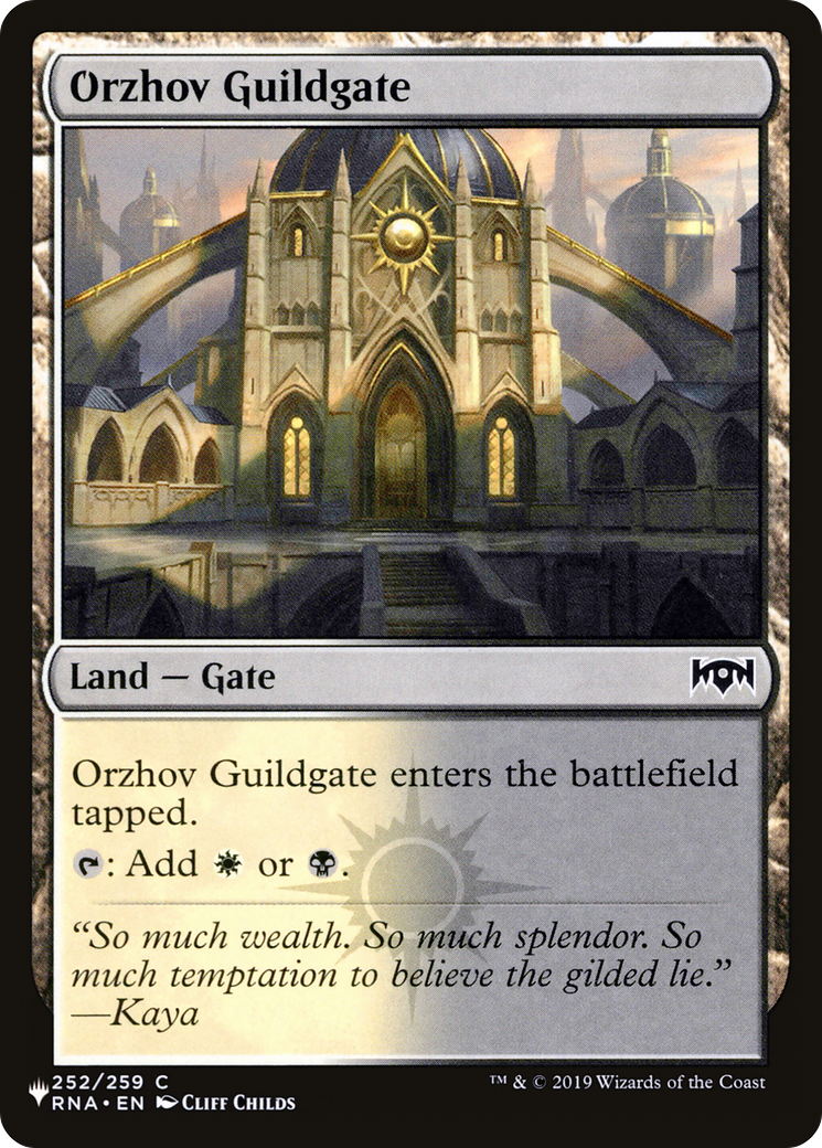 Orzhov Guildgate [The List] | Gam3 Escape