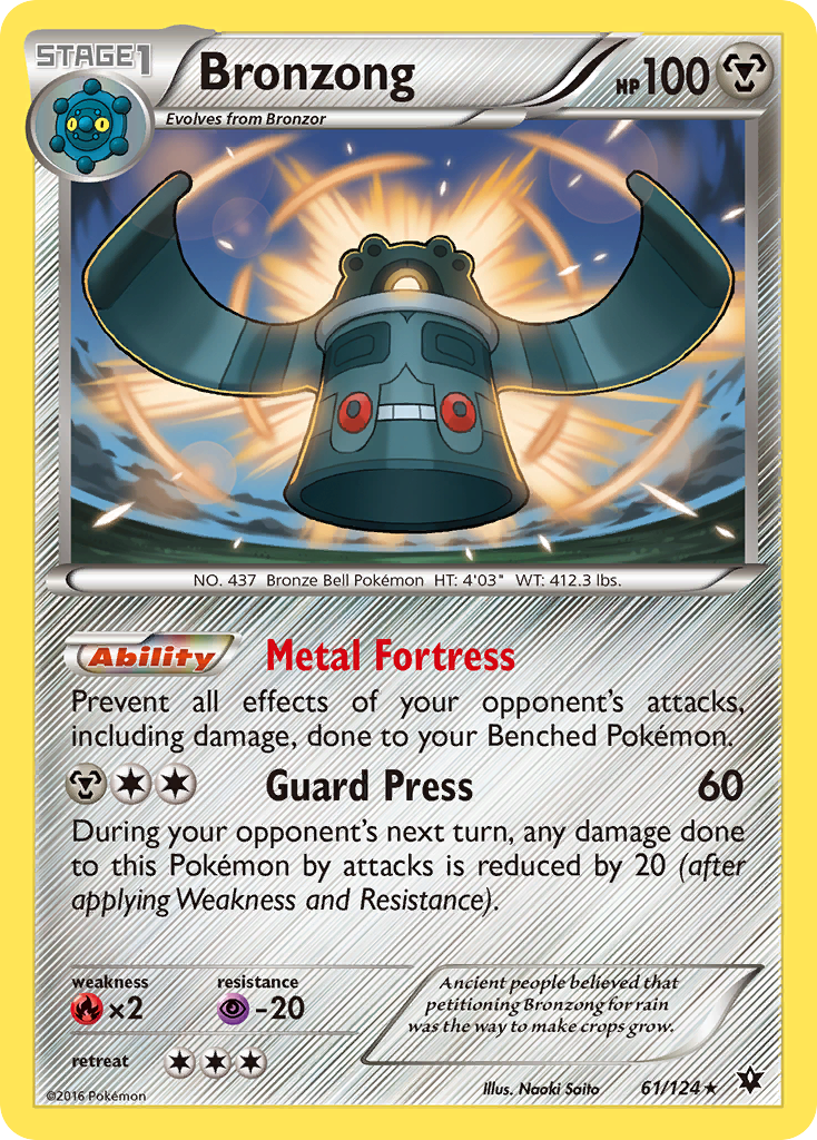 Bronzong (61/124) [XY: Fates Collide] | Gam3 Escape