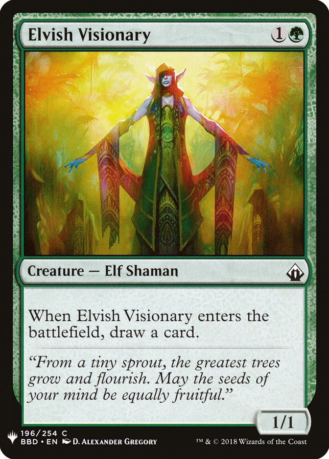 Elvish Visionary [Mystery Booster] | Gam3 Escape