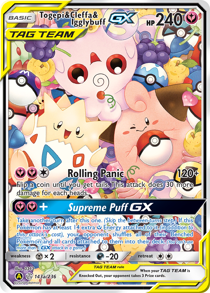 Togepi & Cleffa & Igglybuff GX (143a/236) [Alternate Art Promos] | Gam3 Escape