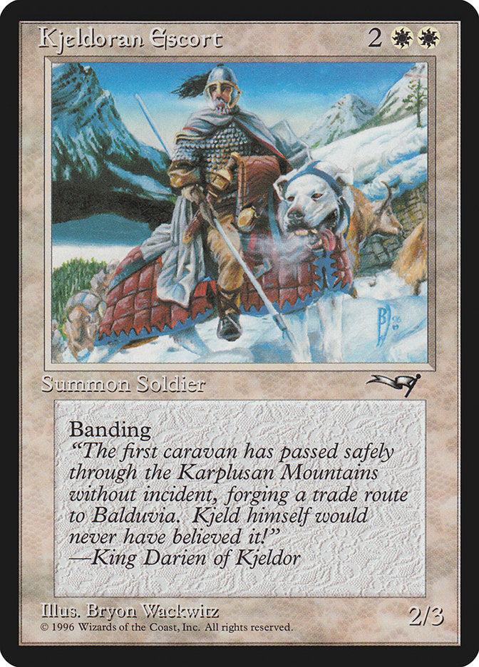 Kjeldoran Escort (Mountain Background) [Alliances] | Gam3 Escape