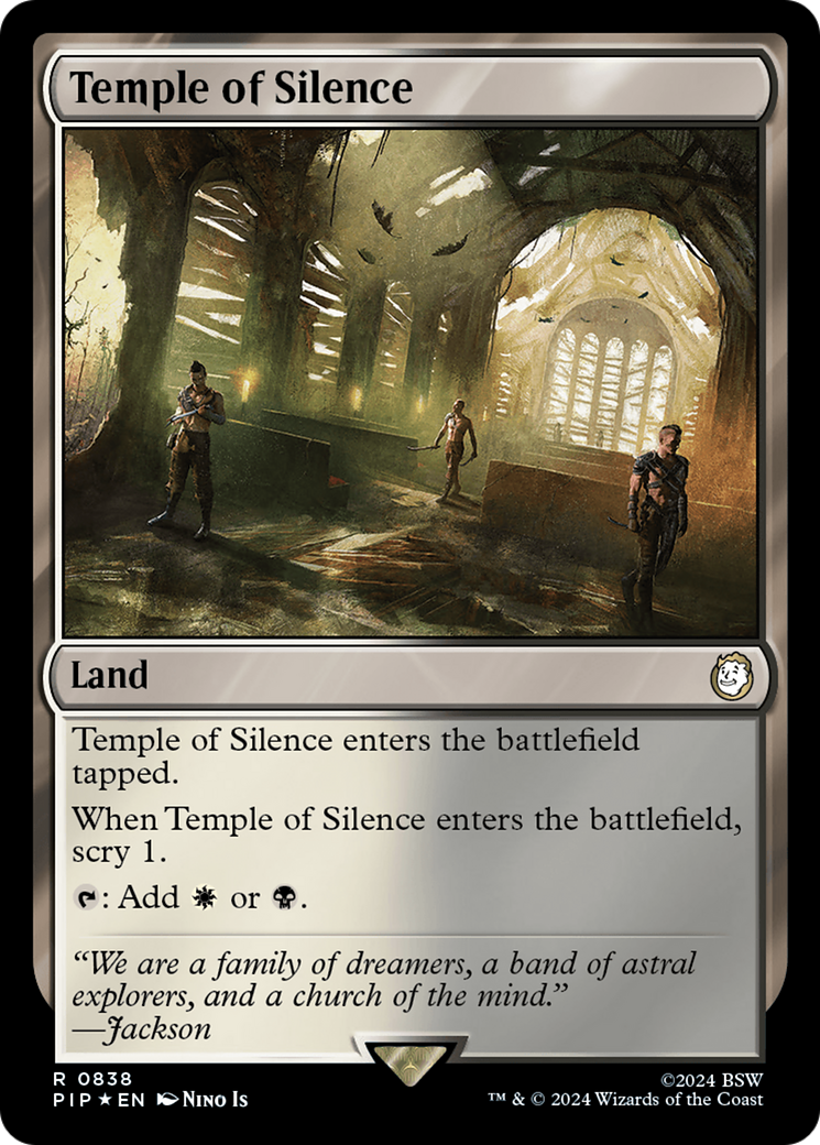 Temple of Silence (Surge Foil) [Fallout] | Gam3 Escape
