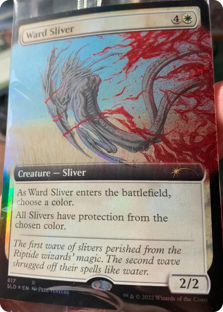 Ward Sliver (Extended Art) [Secret Lair Drop Promos] | Gam3 Escape