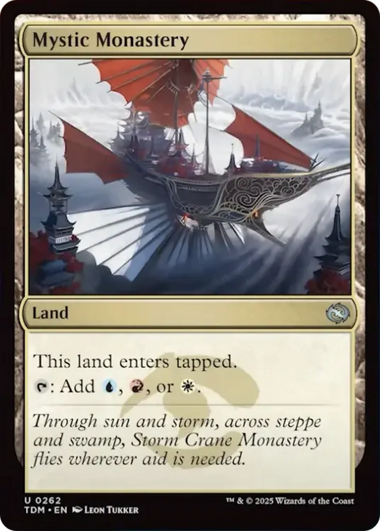Mystic Monastery [Tarkir: Dragonstorm] | Gam3 Escape