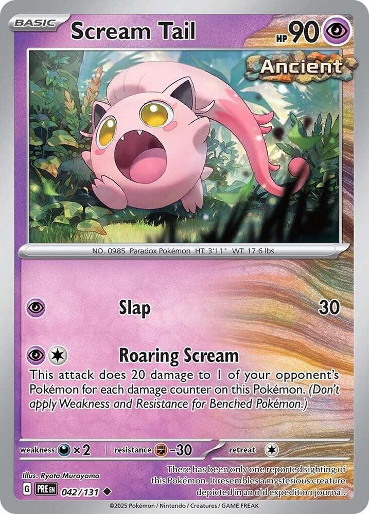 Scream Tail (042/131) [Scarlet & Violet: Prismatic Evolutions] | Gam3 Escape