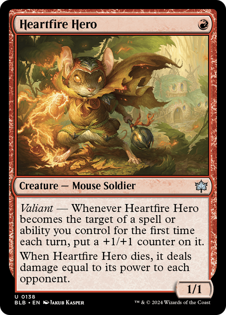 Heartfire Hero [Bloomburrow] | Gam3 Escape