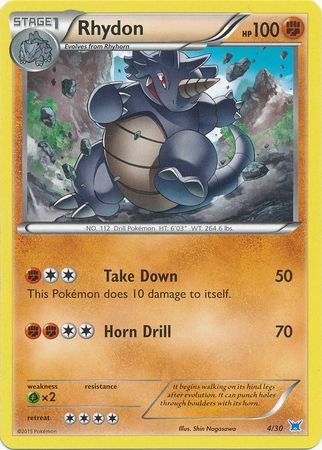 Rhydon (4/30) [XY: Trainer Kit 2 - Latios] | Gam3 Escape