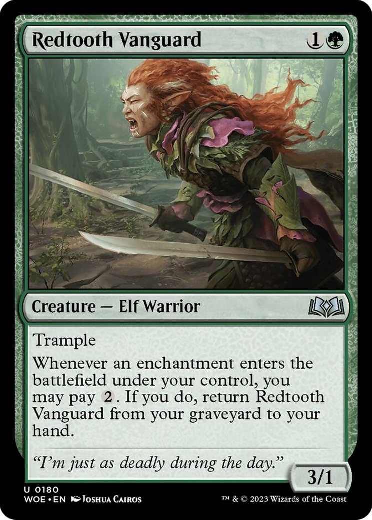 Redtooth Vanguard [Wilds of Eldraine] | Gam3 Escape