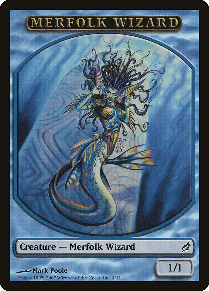 Merfolk Wizard Token [Lorwyn Tokens] | Gam3 Escape