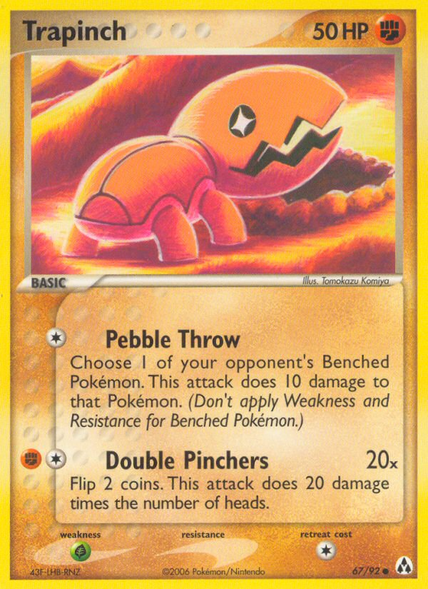 Trapinch (67/92) [EX: Legend Maker] | Gam3 Escape