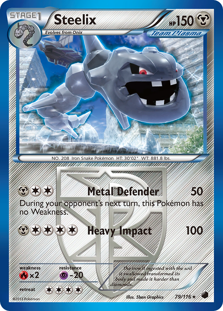 Steelix (79/116) [Black & White: Plasma Freeze] | Gam3 Escape