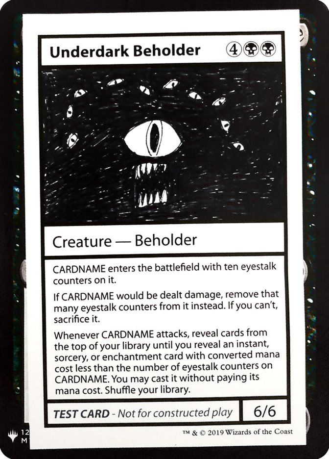 Underdark Beholder [Mystery Booster Playtest Cards] | Gam3 Escape