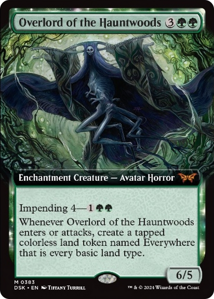 Overlord of the Hauntwoods (Extended Art) [Duskmourn: House of Horror] | Gam3 Escape