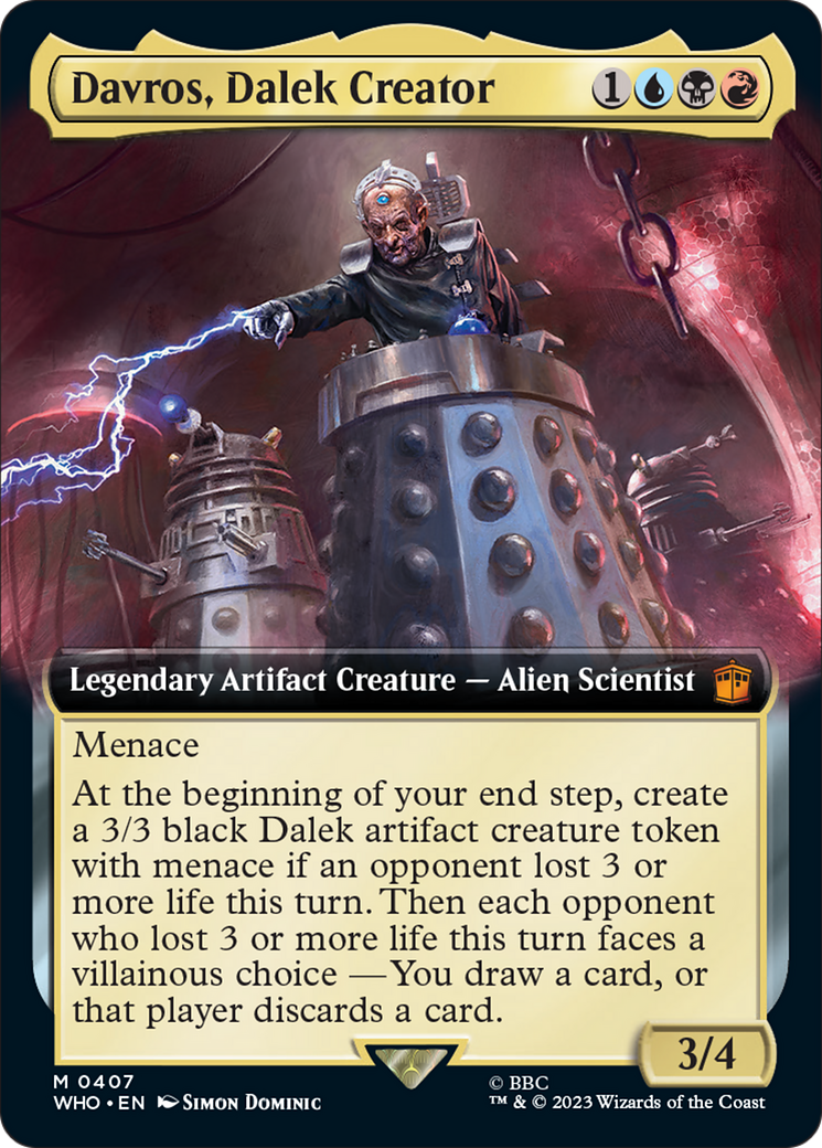 Davros, Dalek Creator (Extended Art) [Doctor Who] | Gam3 Escape