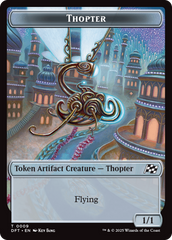 Servo // Thopter (0009) Double-Sided Token [Aetherdrift Tokens] | Gam3 Escape