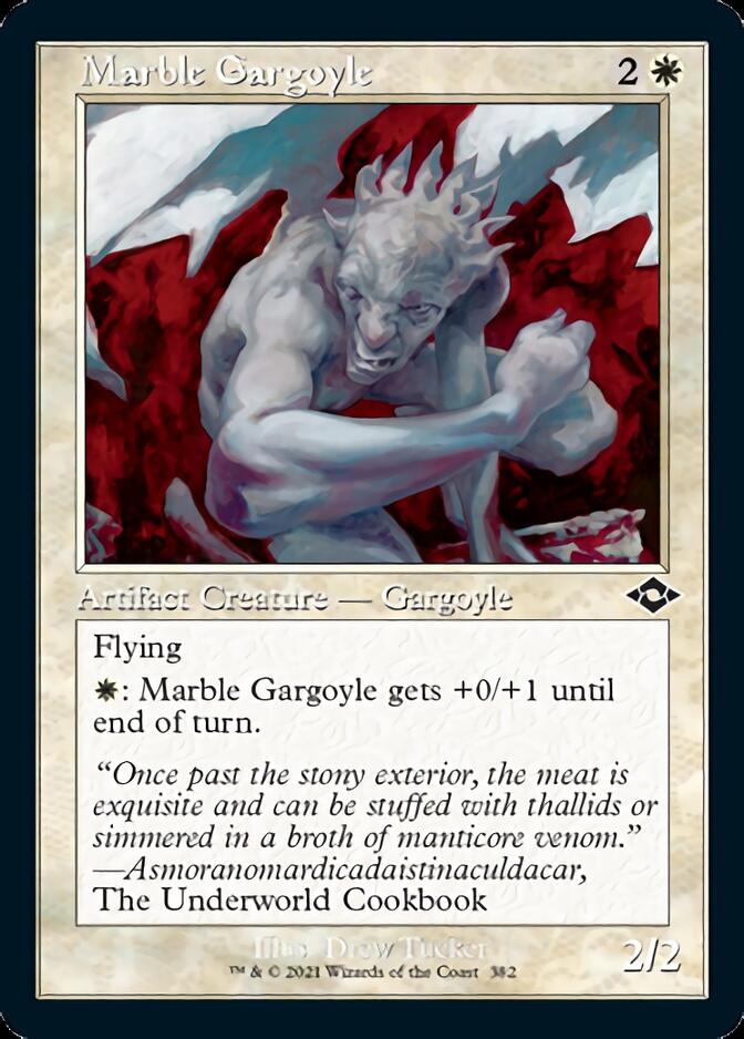 Marble Gargoyle (Retro Foil Etched) [Modern Horizons 2] | Gam3 Escape