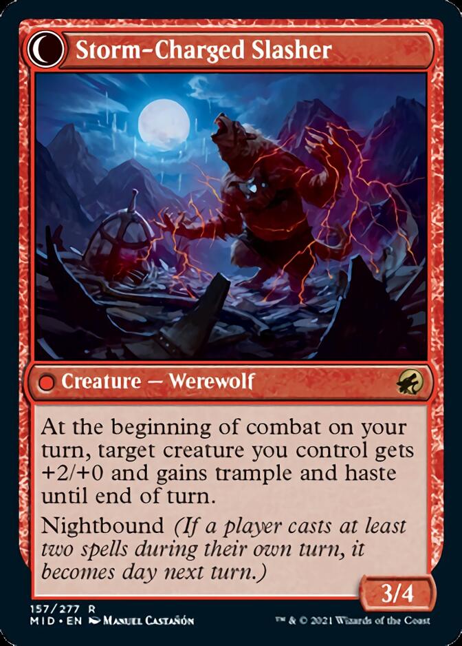 Reckless Stormseeker // Storm-Charged Slasher [Innistrad: Midnight Hunt] | Gam3 Escape