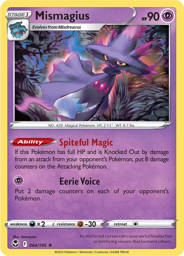 Mismagius (064/195) [Sword & Shield: Silver Tempest] | Gam3 Escape