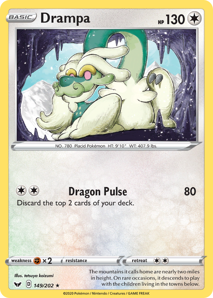 Drampa (149/202) [Sword & Shield: Base Set] | Gam3 Escape