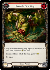 Rumble Grunting (Red) [DYN022] (Dynasty)  Rainbow Foil | Gam3 Escape