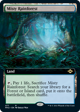 Misty Rainforest (Extended Art) [Modern Horizons 2] | Gam3 Escape