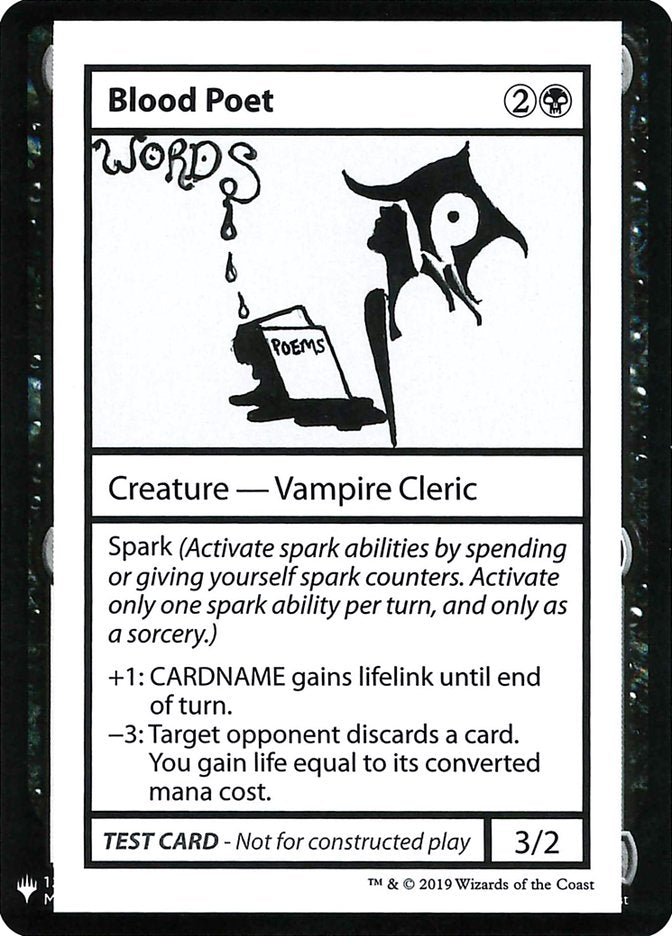 Blood Poet [Mystery Booster Playtest Cards] | Gam3 Escape