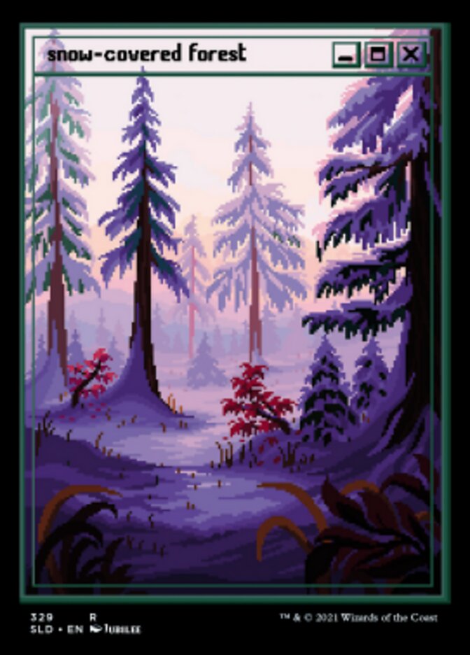Snow-Covered Forest (329) [Secret Lair Drop Series] | Gam3 Escape