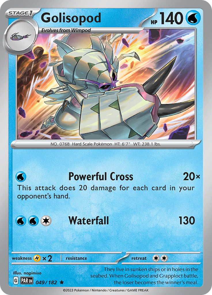 Golisopod (049/182) [Scarlet & Violet: Paradox Rift] | Gam3 Escape