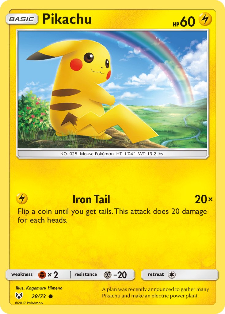 Pikachu (28/73) (Water Web Holo) [Miscellaneous Cards] | Gam3 Escape