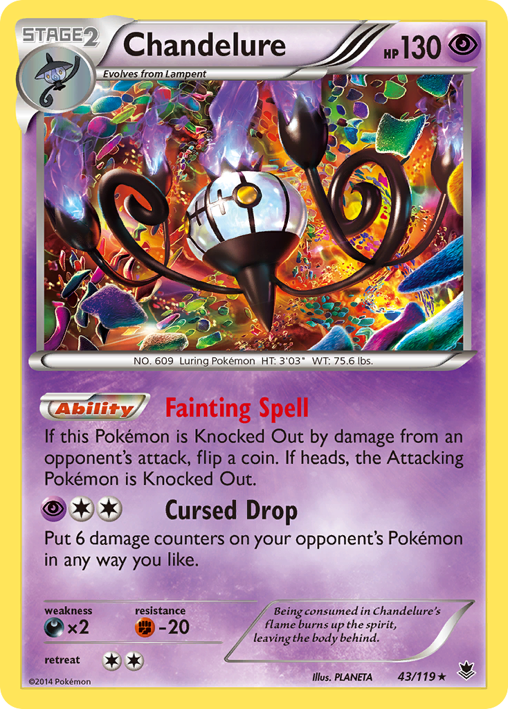 Chandelure (43/119) [XY: Phantom Forces] | Gam3 Escape