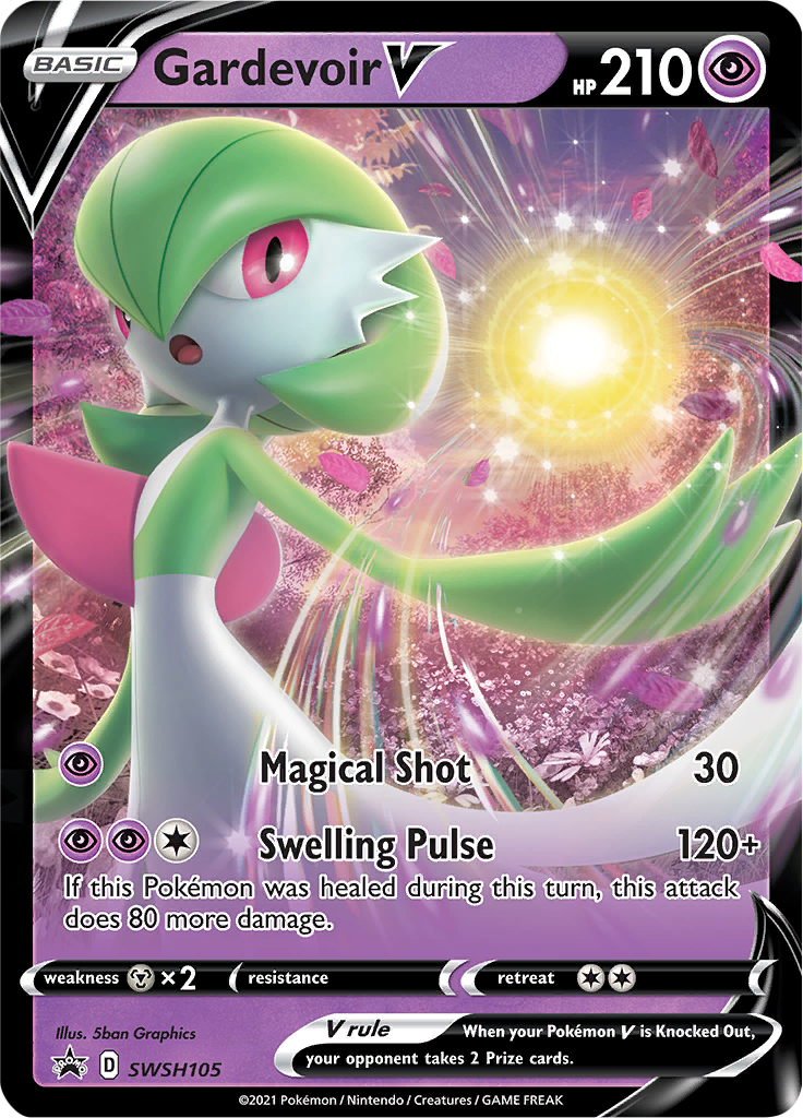 Gardevoir V (SWSH105) [Sword & Shield: Black Star Promos] | Gam3 Escape