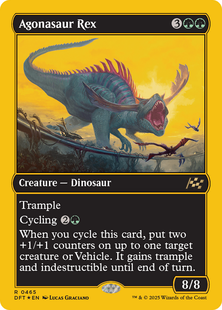 Agonasaur Rex (First-Place Foil) [Aetherdrift] | Gam3 Escape