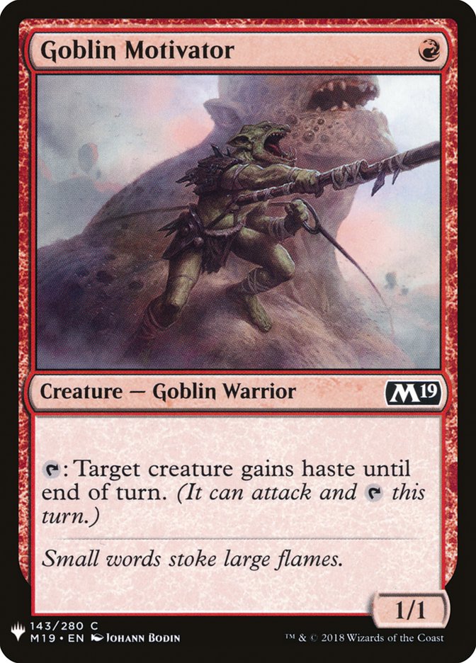 Goblin Motivator [Mystery Booster] | Gam3 Escape