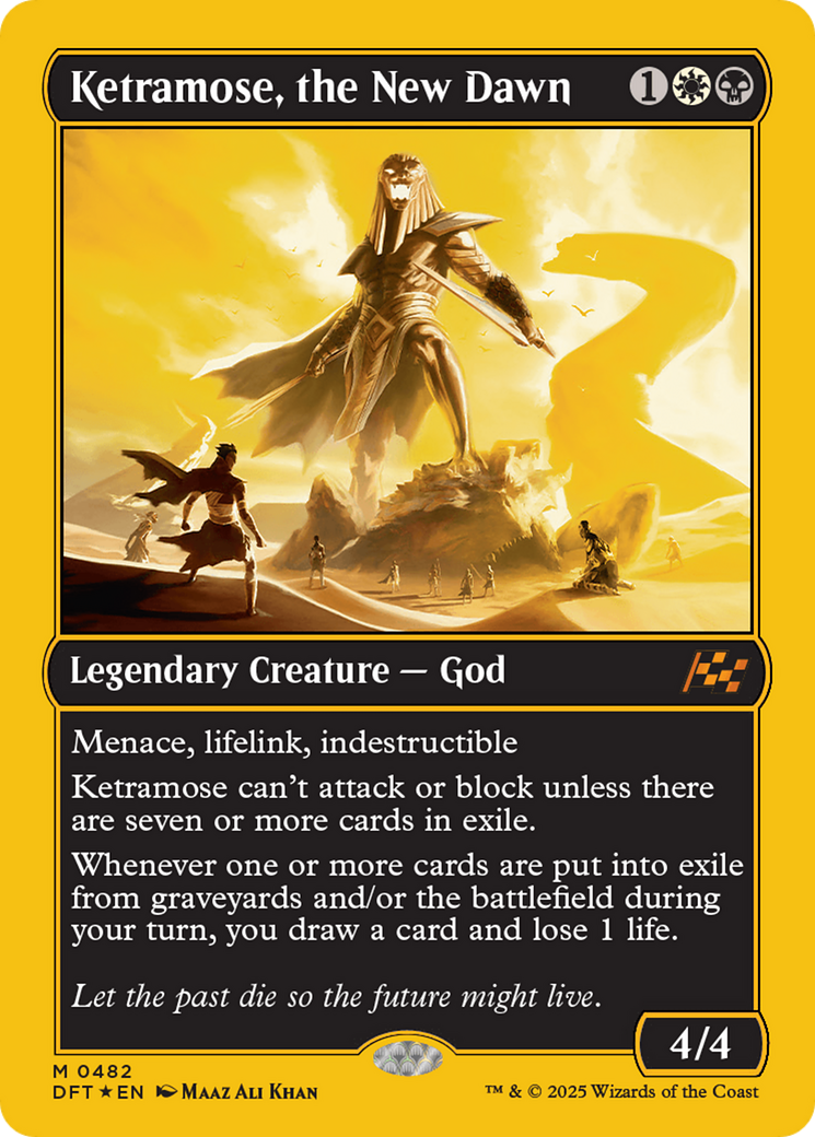 Ketramose, the New Dawn (First-Place Foil) [Aetherdrift] | Gam3 Escape