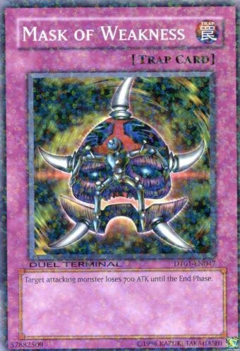 Mask of Weakness [DT01-EN047] Common | Gam3 Escape