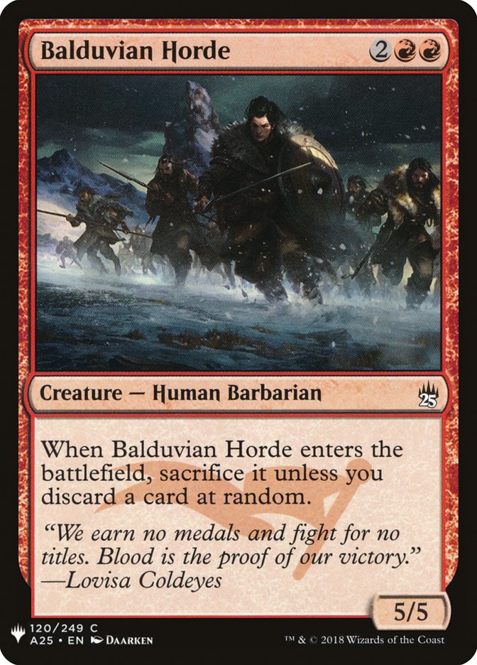 Balduvian Horde [Mystery Booster] | Gam3 Escape